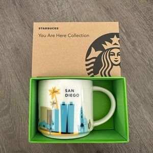 New Starbucks You Are Here Ceramic 14oz Mug Cup SAN DIEGO